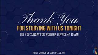 Wednesday Night Bible Study - 12/7/22