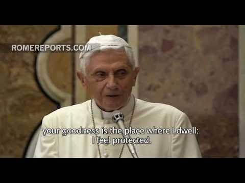 , title : 'Benedict XVI addresses a speech to Pope Francis'