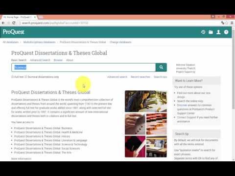 Proquest thesis order