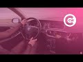 ️DRIVING HIGHWAY LEATHER DIAMOND SKIRT Pantyhose Black Boots Manual Volvo V40 Car ASMR