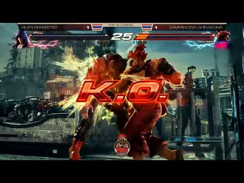 [TGU 2018] ReaperRabbit182 (Jin) vs Shin Akuma (Akuma) - TOP 16 (L) | Tekken 7
