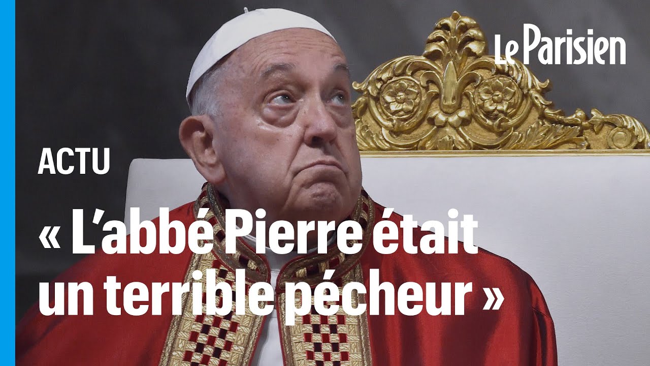 Accusations contre l'Abbé Pierre : le Vatican savait depuis 2007, selon le Pape François