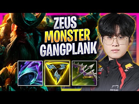 ZEUS IS A MONSTER WITH GANGPLANK! - T1 Zeus Plays Gangplank TOP vs K'sante! | Season 2024
