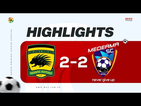 Match Highlights | Asante Kotoko 2-2 Medeama SC | Ghana Premier League