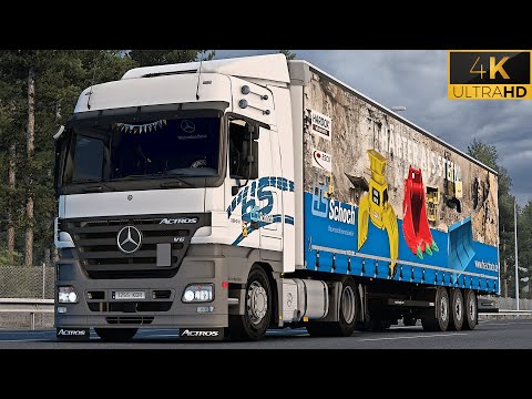 4K | ETS2 1.44 | Mercedes Actros MP2 | Zaragoza 🇪🇸 󠁧󠁢󠁳󠁣 - Santander 🇪🇸
