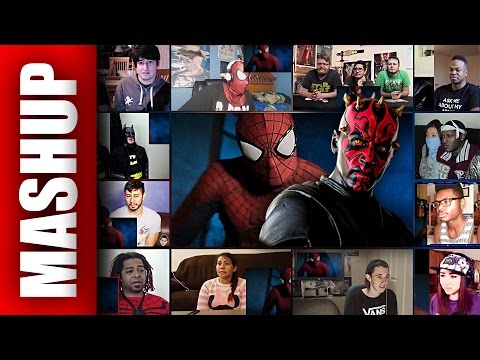 Marvel SPIDER-MAN vs Star Wars DARTH MAUL Super Power Beat Down Reactions Mashup
