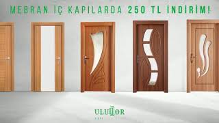 Uludor Kapı Sistemleri Kapı Çeşitleri