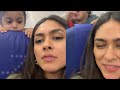 MRUNAL THAKUR PLAYING WITH A CUTE BABY IN FLIGHT