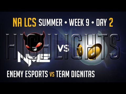 Enemy Esports vs Dignitas HIGHLIGHTS | Week 9 Day 2 NA LCS Summer Split 2015 S5 | NME vs DIG W9D2