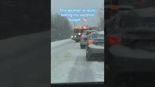 POV: winter said “absolutely not ❄️Stay safe out there… I’ll be pricing Disney cruises 🚢😅