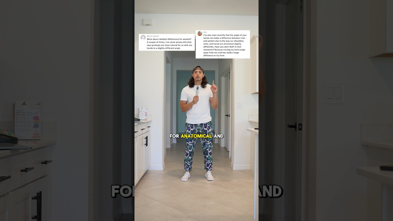 “Female anatomy pushups”