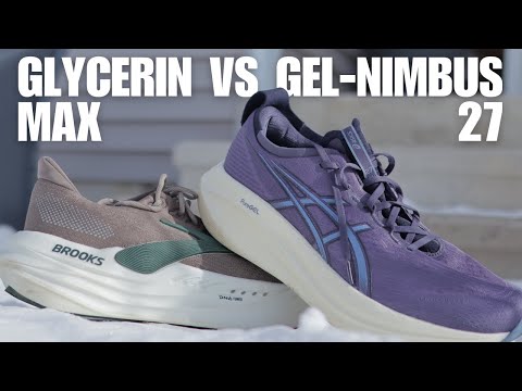 Brooks Glycerin Max Vs  Asics Gel-Nimbus 27 | Battle Of The Max Cushion