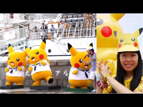 #4 Surprise des claquettes ! [Pikachu Outbreak! Yokohama 2016] Pikachu musicien danse et patauge Video