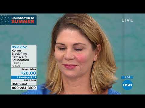 Korres Black Pine Light Lifting, straffendes und aufhellendes F...