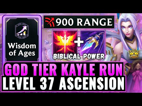Level 37 & 900 Range on Kayle: Absolutely Unbeatable God Tier Build | League Arena Gameplay