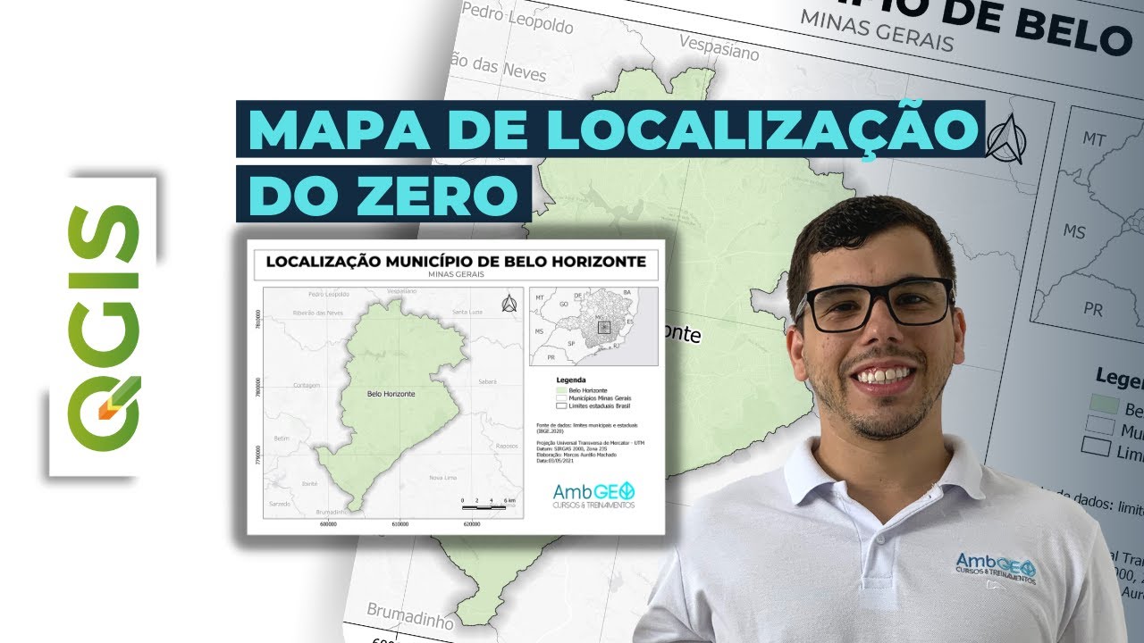 Live 10 - Como fazer um Mapa de Localização no QGIS