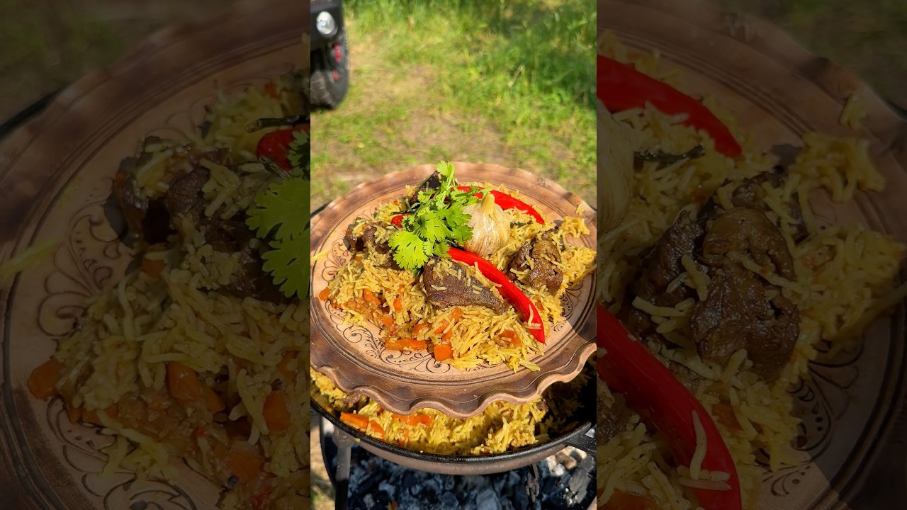 ПЛОВ, ЯКИЙ ЗМЕТУТЬ ЗА ХВИЛИНУ 🔥🍚Для цього плову використовував масло ГХІ "Золоте Джерело" 👌