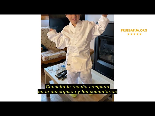 Vídeo relacionado con KWON Karate Basic - Kimono de Artes Marciales Infantil, tamaño 100 cm, Color Blanco