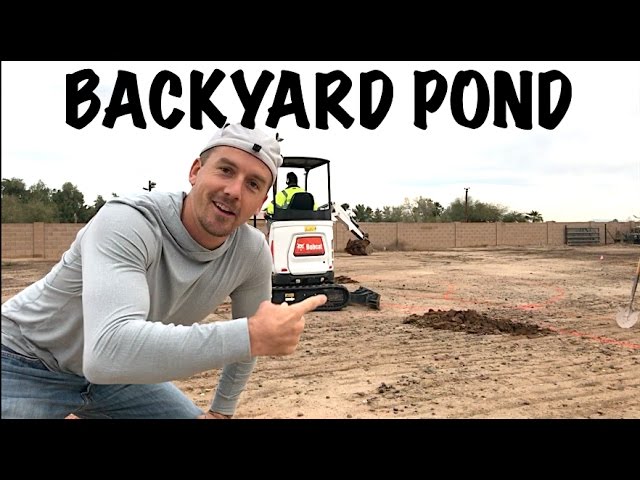 How to Build a BACKYARD Koi Fish POND, Part 1 - Amazing!!!