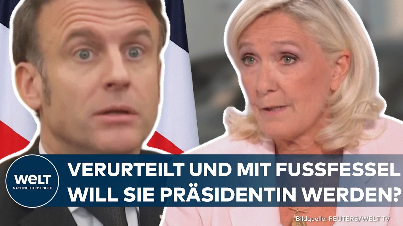 FRANKREICH: Trotz Fußfessel! Marine Le Pen kündigt Kandidatur für Präsidentschaftswahl an