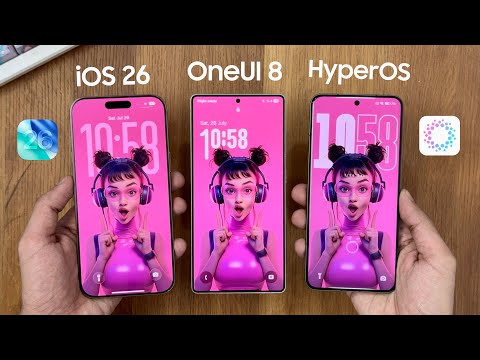 iOS 26 vs Samsung OneUI 8 vs Xiaomi HyperOS - COMPARISON