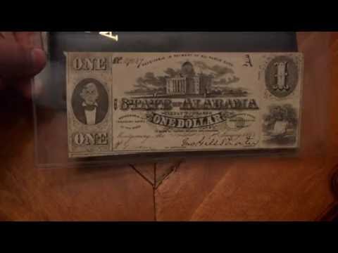 Set of Alabama Confederate Paper Money