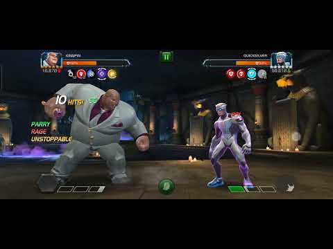 Easy Kingpin solo (Joe Fixit Synergy)  : Quicksilver boss ( Cav difficulty) ( Noob Gameplay)