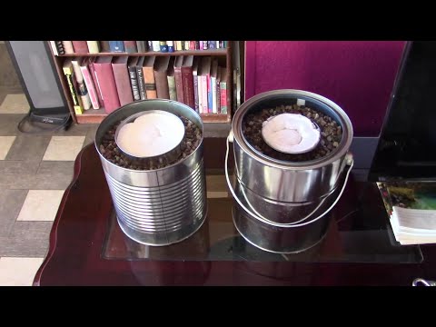 DIY Survival Heater/Stove! New/Improved!! (it's a Heater and a Stove!) non-electric! alcohol powered