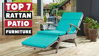Top 7 Best Rattan Patio Furniture for Comfort & Durability