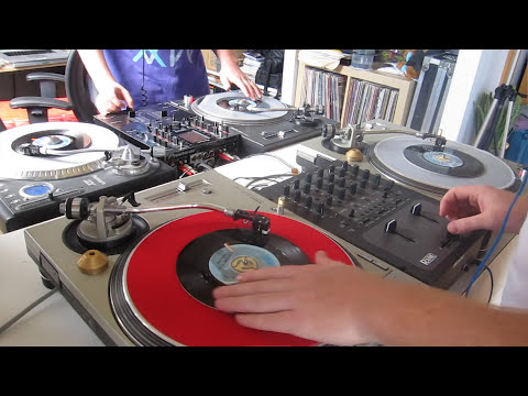 Skratch Bastid & The Gaff - 4 x 45s - Freda Payne / JVC FORCE routine - Soul Sisters, Stand Up!