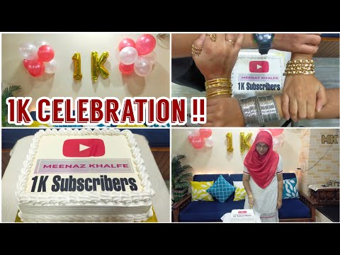 0 se 1000 Subscribers Ka Safer & Celebration 🥰🥳 | A Note Of Thanks 🥰 | Meenaz Khalfe
