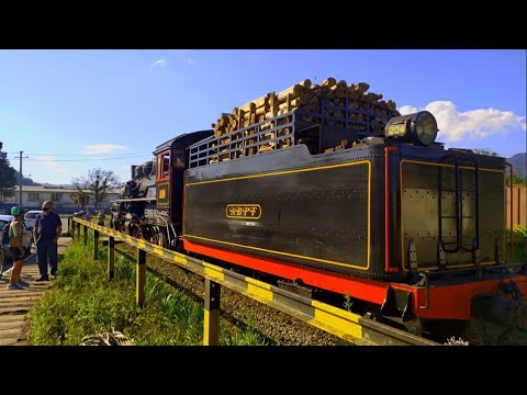 Manobra do trem da ABPF-Sul no pátio de Corupá/SC - (10/10/2020 - Brasil)