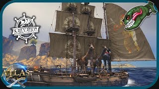 Atlas | Taming Blue Giraffes &amp; Close Call with Ships of the Damned #7 (Atlas Sailvation Gameplay)