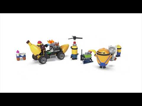 Lego Minions Bloks Sets LEGO Despicable Me Minions And Banana Car