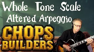 Guitar Chops Builder: C7 to Fmin - Whole Tone Scale Altered Arpeggio