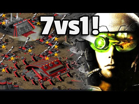 Command & Conquer Tiberian Sun Firestorm | 7 vs 1 Gameplay IN 2024!