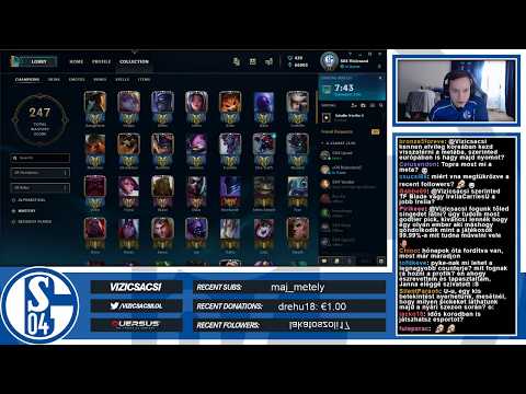 2018.06.07. - [HUN] S04 Vizicsacsi -  top lane, EUW challenger soloq!