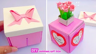 DIY Jumping Gift Box / Best diy Mother’s Day gift idea / paper craft / last minute mothers day ideas