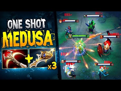 38 Kills Medusa Comeback🔥🔥🔥x3 Divine Rapiers Insane Damage | Dota 2 Gameplay