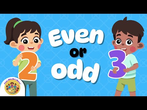 Kids Educational Videos | Kindergarten and Elementary ENGLISH Math | Even and Odd Numbers for Kids