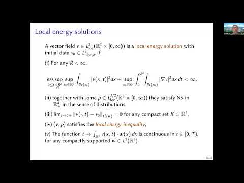 Local energy solutions of Navier-Stokes equations and regularity
