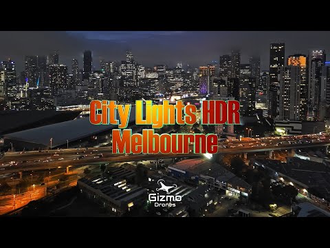 City Lights of Melbourne 4K HDR - Autel Nano+ drone