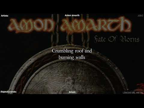 AMON AMARTH - ARSON LYRICS