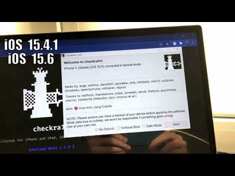 Jailbreak iOS 15.6.1 - 14.8 Updated For Win (CheckRa1n)