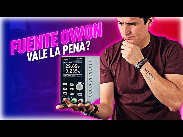 Vídeo relacionado con OWON SPE6053 Fuente de alimentación de Laboratorio programable (0-60 V 0-5A), Fuente de alimentación de CC de 300 W, Pantalla LCD de 2,8 Pulgadas, Software de PC de Salida de Canal único y Carga USB