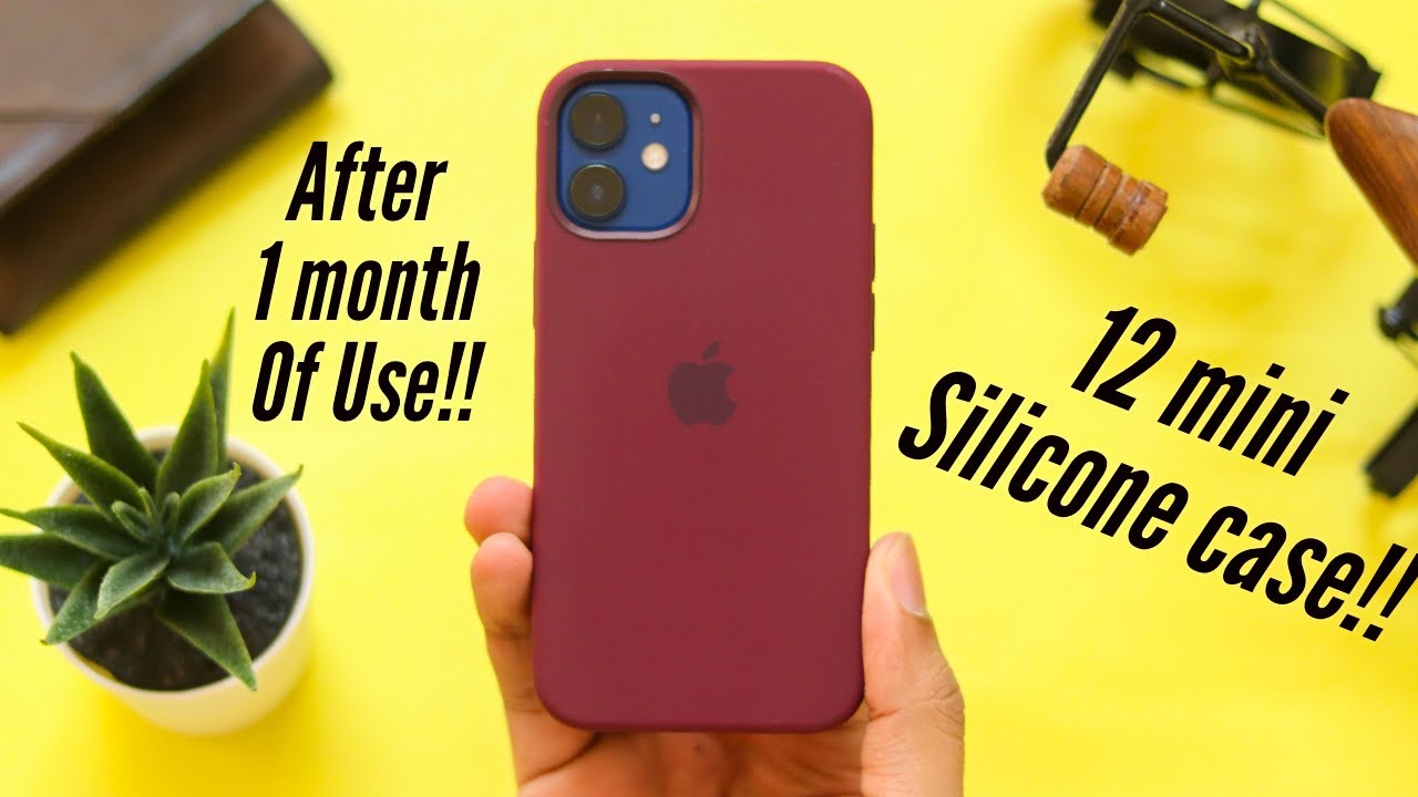 iPhone 12 mini silicone case review after 1 month of use!!