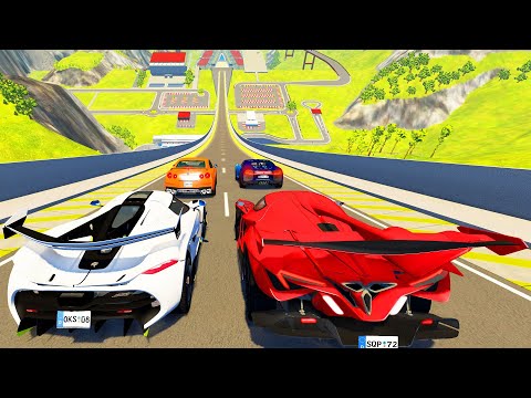 High Speed Jumps/Crashes Compilation #60 - BeamNG Drive Satisfying Car Crashes