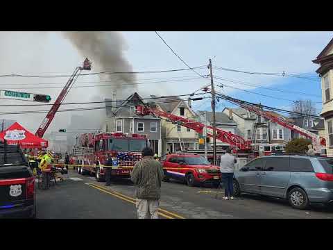 🔥2nd Alarm On Arrival 2x Occupied Dwellings Heavy Fire All Floors 🔥(Madison Ave) Paterson Nj 3-4-26