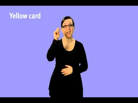 How to Sign Yellow Card in BSL