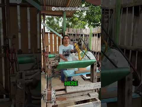 A very impressive way to recycle plastic bottles